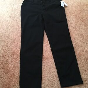 Women's Black Straight-Leg Jeans